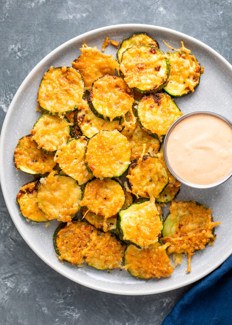 Air Fryer Zucchini with Parmesan My Keto 