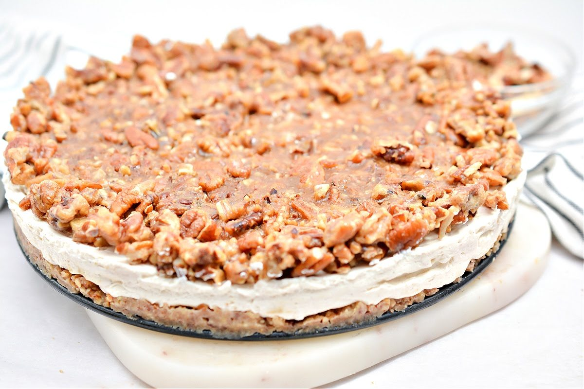 NoBake Keto Pecan Pie Cheesecake My Keto Web