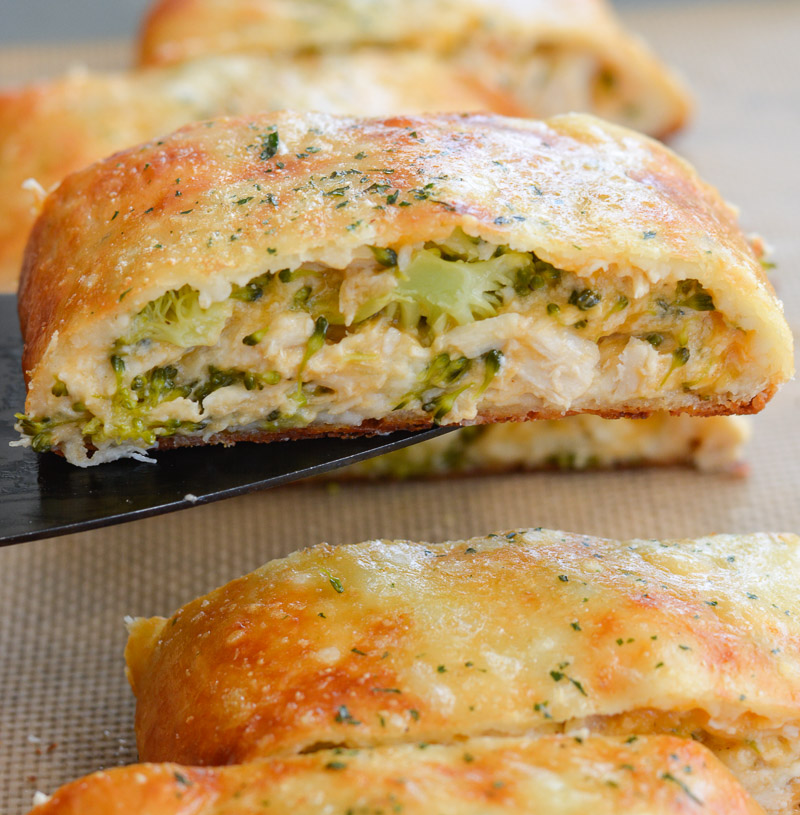 Keto Chicken Broccoli Cheddar Hot Pocket