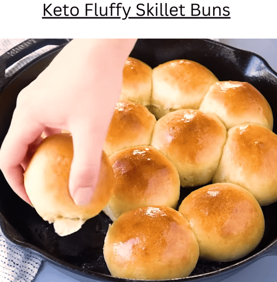 Keto Fluffy Skillet Buns