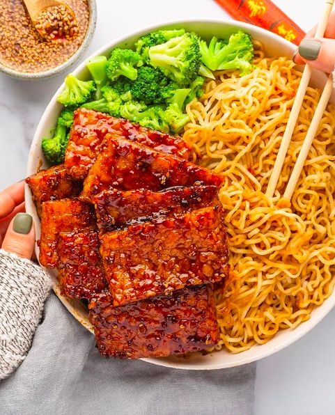 BBQ Chinese Five Spice Tempeh