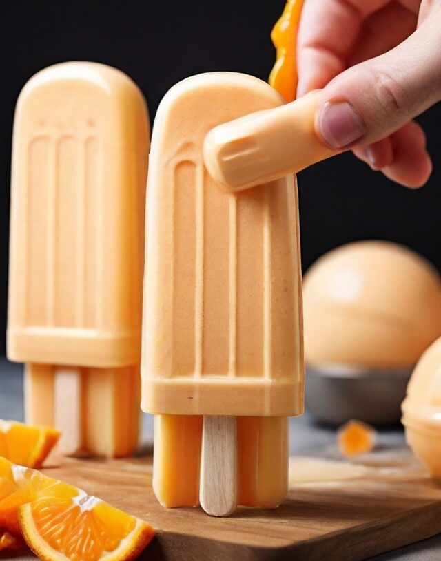 Orange Creamsicle Keto Popsicle Recipe