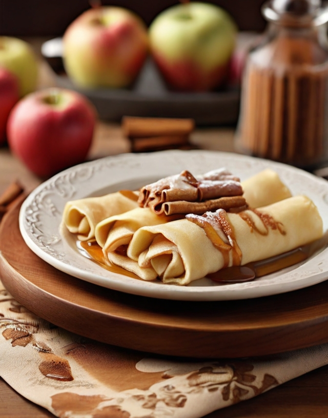 Apple Cinnamon Crepes