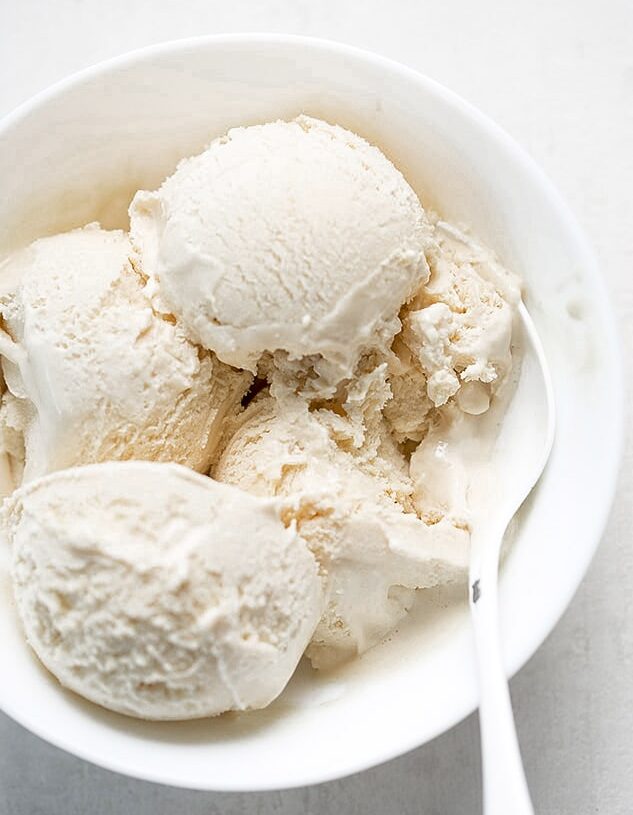 Easy Sugar-Free Keto Vanilla Ice Cream
