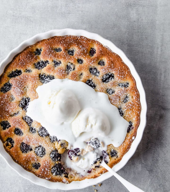 Keto Blackberry Clafoutis