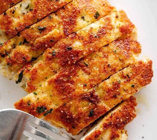 Parmesan Crusted Chicken: