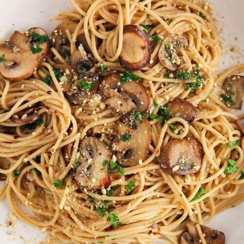 Aglio e Olio with Oyster Mushrooms