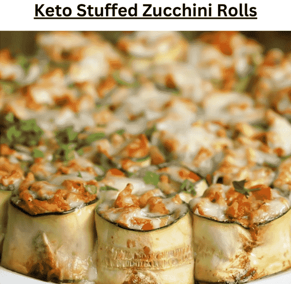Keto Stuffed Zucchini Rolls