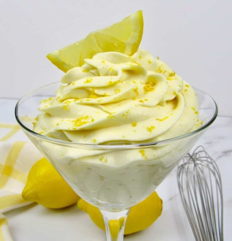 Keto Lemon Cheesecake Mousse