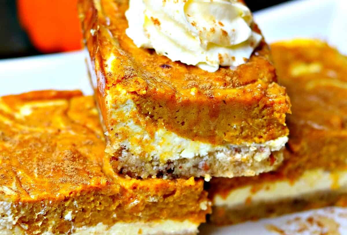 KETO PUMPKIN BARS