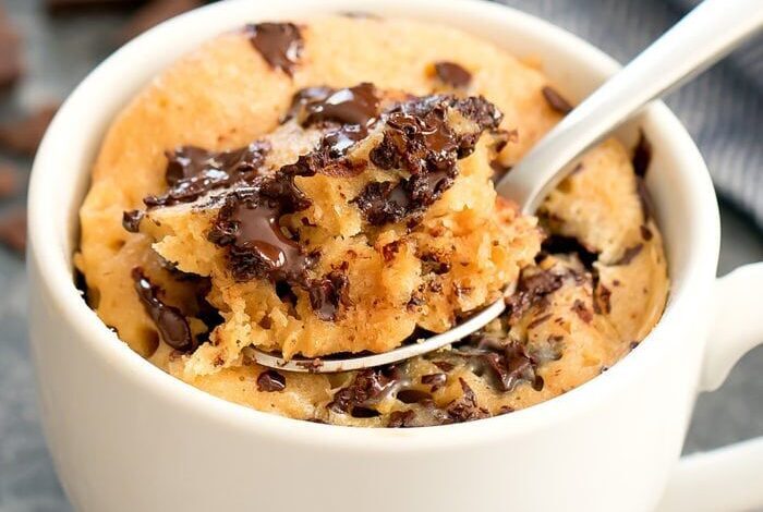 Chocolate Chip Keto Mug Cake