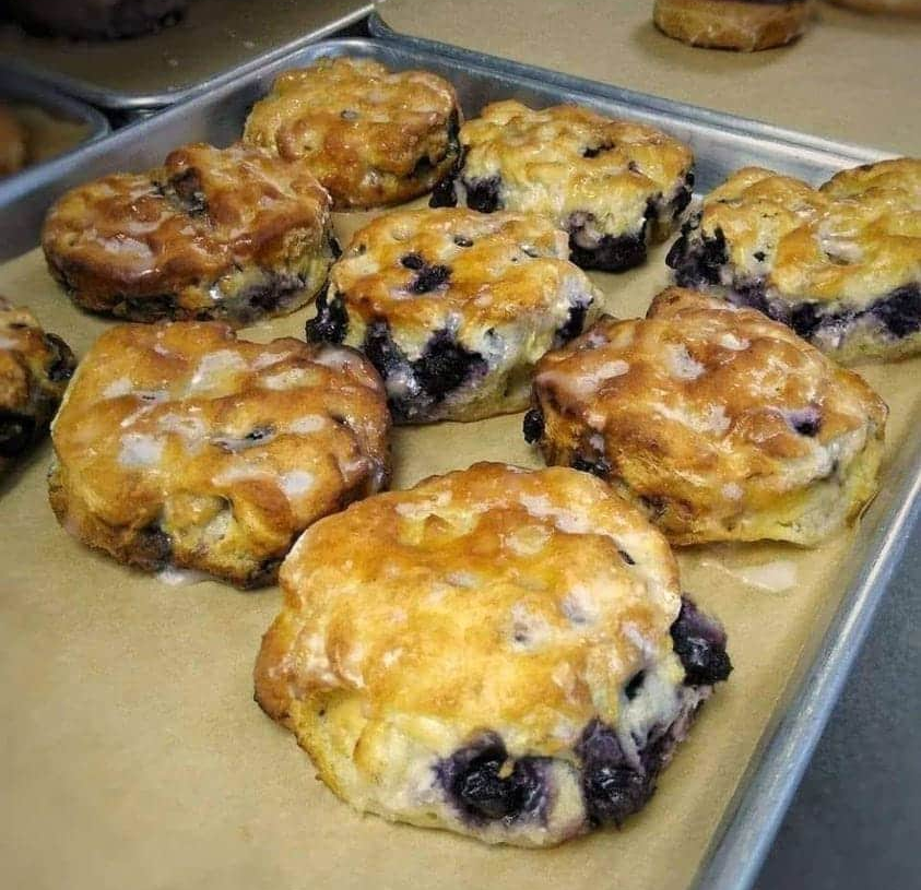 Keto Blueberry Biscuits