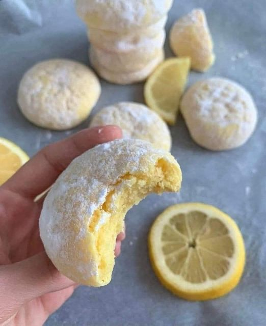 Keto Soft lemon cookies