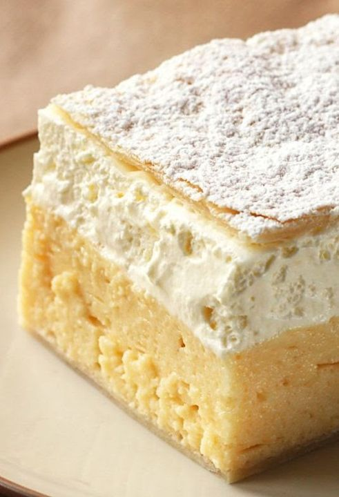 Vanilla Custard Cream Squares (Low- Carb)