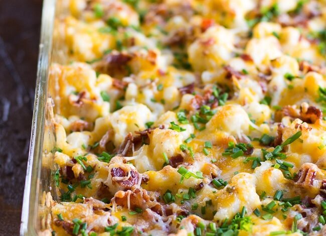 Loaded Cauliflower Casserole