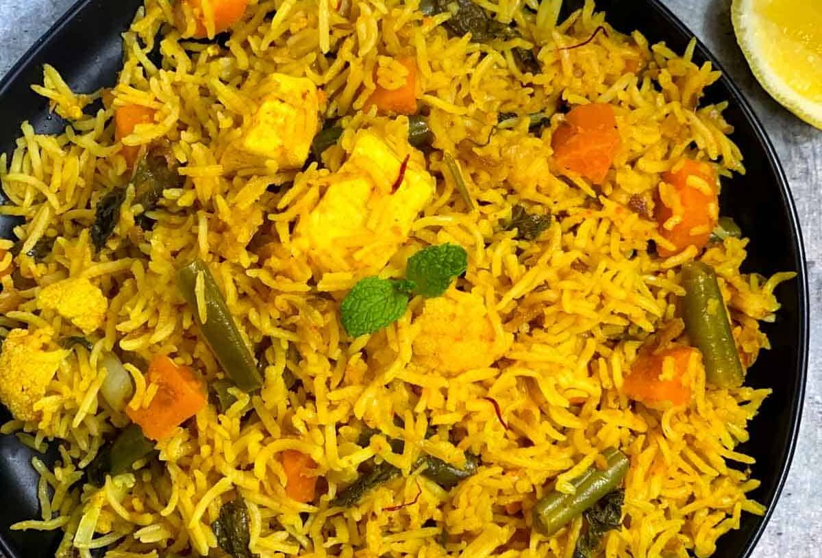 Simple Vegetable Biriyani