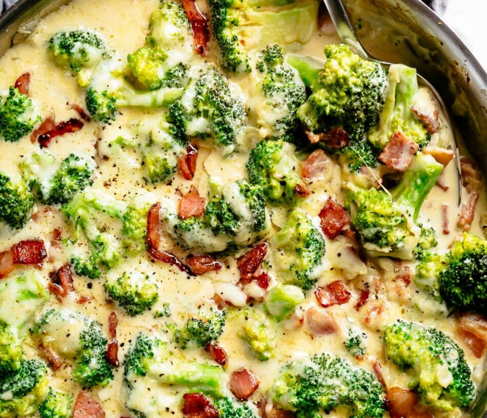 Creamy Garlic Parmesan Broccoli