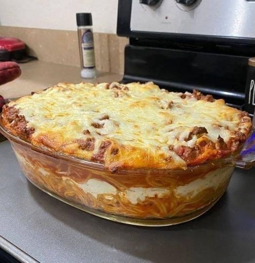 Keto Million Dollar Spaghetti Casserole