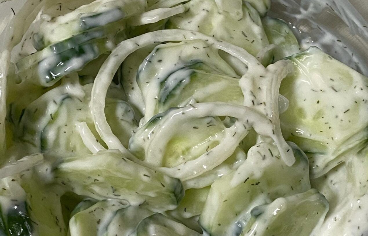 Keto Cucumber Avocado salad