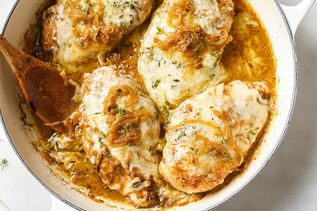 French Onion Chicken Bake