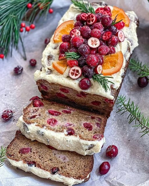 Cranberry Orange Banana Bread