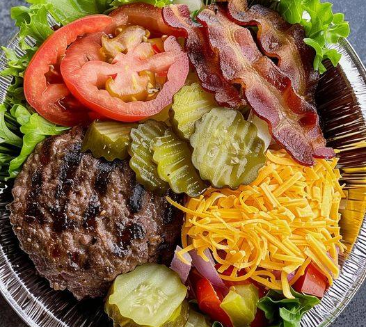 Keto Smash Burger bowls