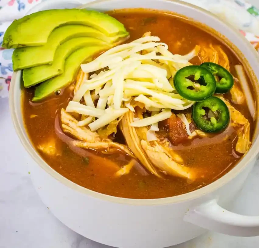 Keto Chicken Tortilla Soup Recipe