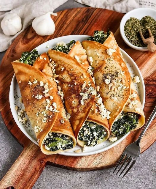 “Vegan Oven-Baked Spinach and Feta Stuffed