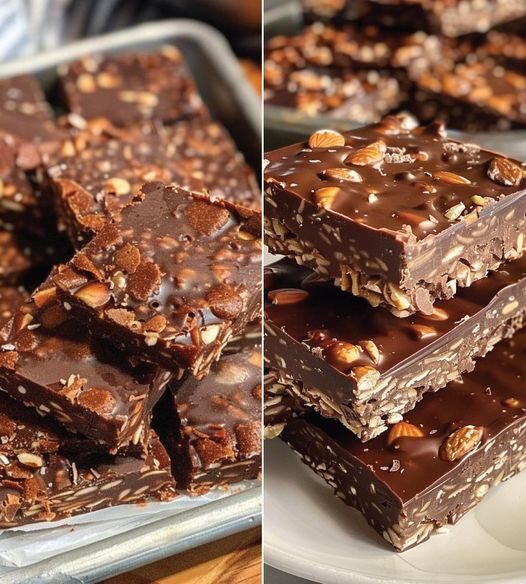 Keto Chocolate Crunch Bars