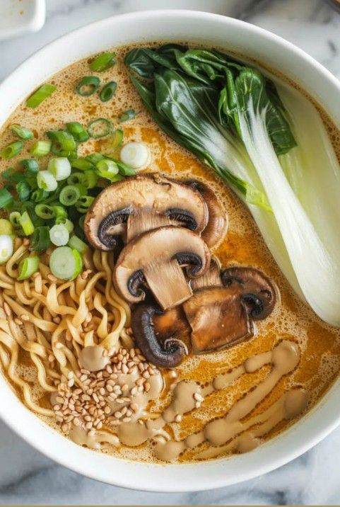 Delicious Vegan Sesame Ramen