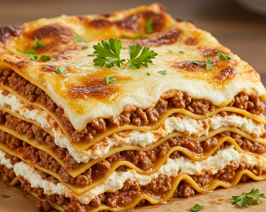 Million Dollar Lasagna – The Ultimate Cheesy, Creamy, and Flavor-Packed Lasagna