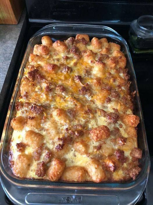 Sausage Breakfast Casserole (High-Protein-Breakfast )