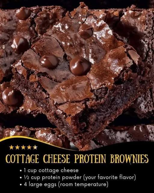 Cottage Cheese Protein Brownies (High-Protein)