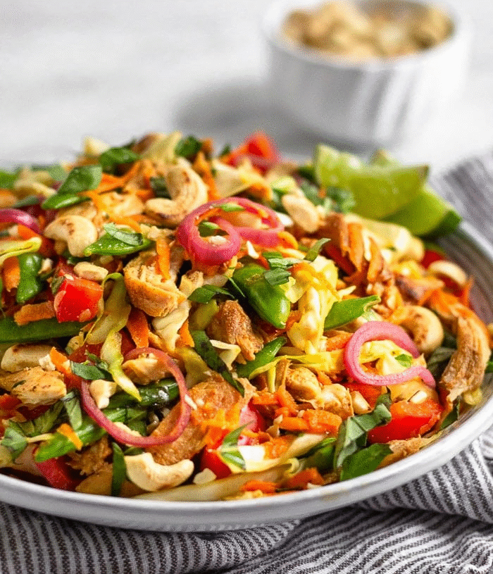 chicken-cabbage-salad (High-Protein, Low-Carb, Meal-Prep Friendly)
