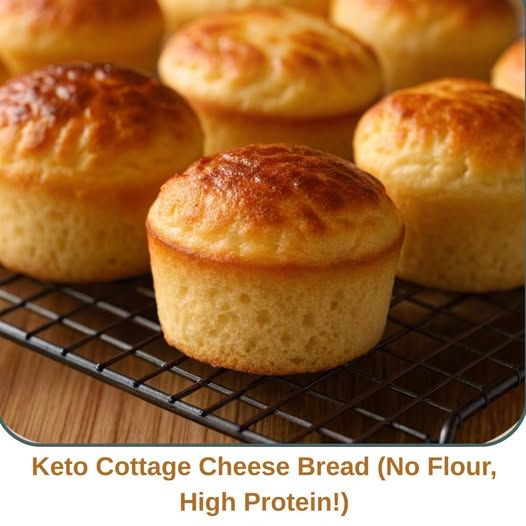Keto Cottage Cheese Bread (No Flour, High Protein!)