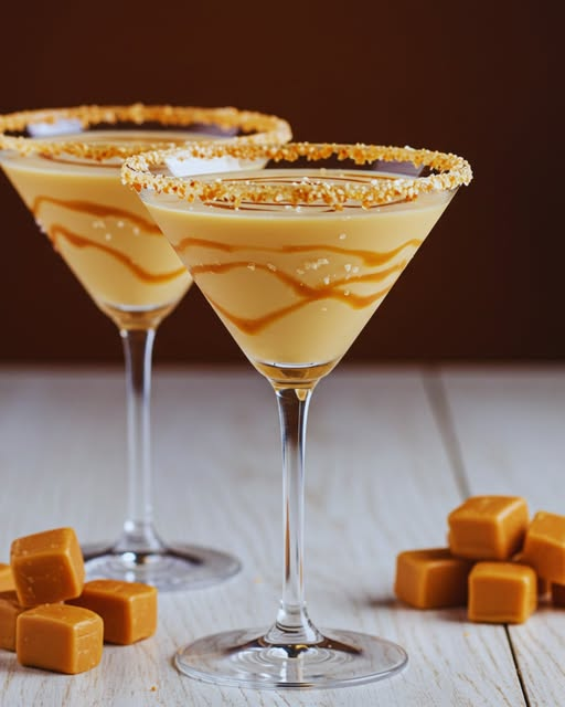 Salted Caramel Protein Martini (Guilt-Free)