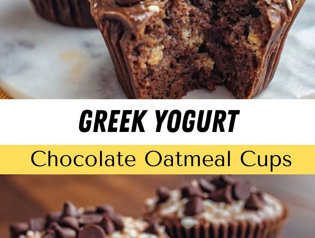 Greek Yogurt Chocolate Oatmeal Cups