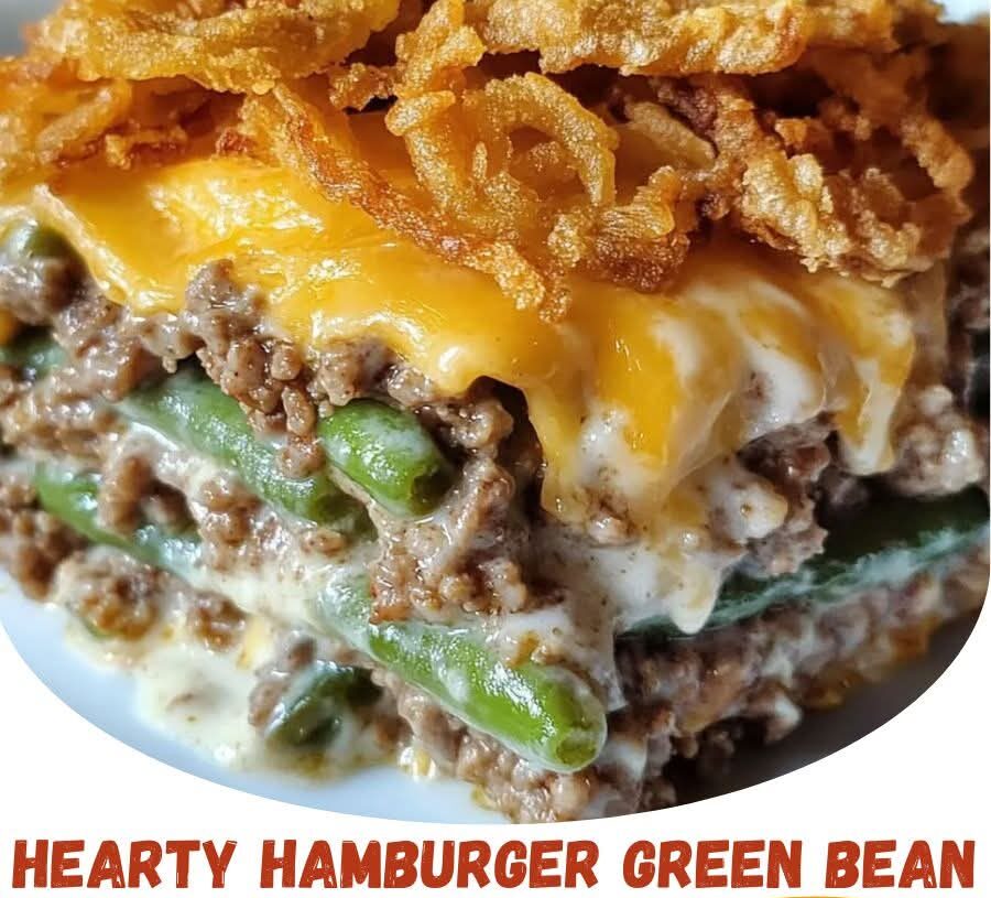 Hearty Hamburger Green Bean Casserole