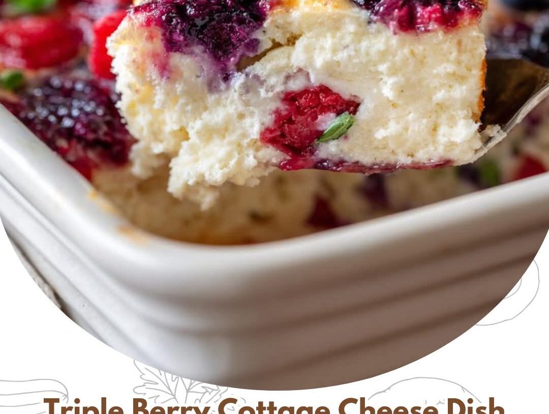 Triple Berry Cottage Cheese Dish