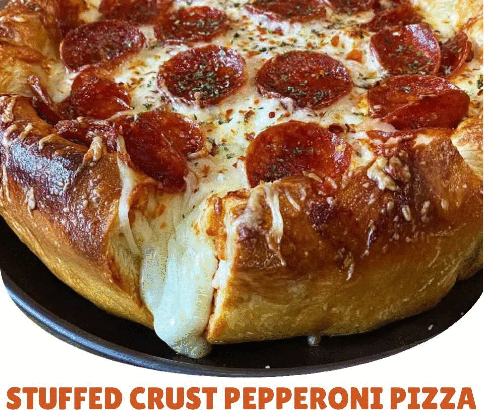 Stuffed Crust Pepperoni Pizza