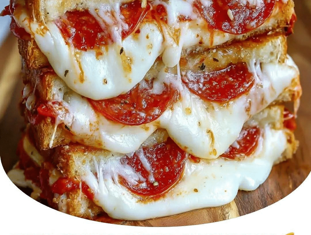 Pizza Grilled Cheese Sandwiches