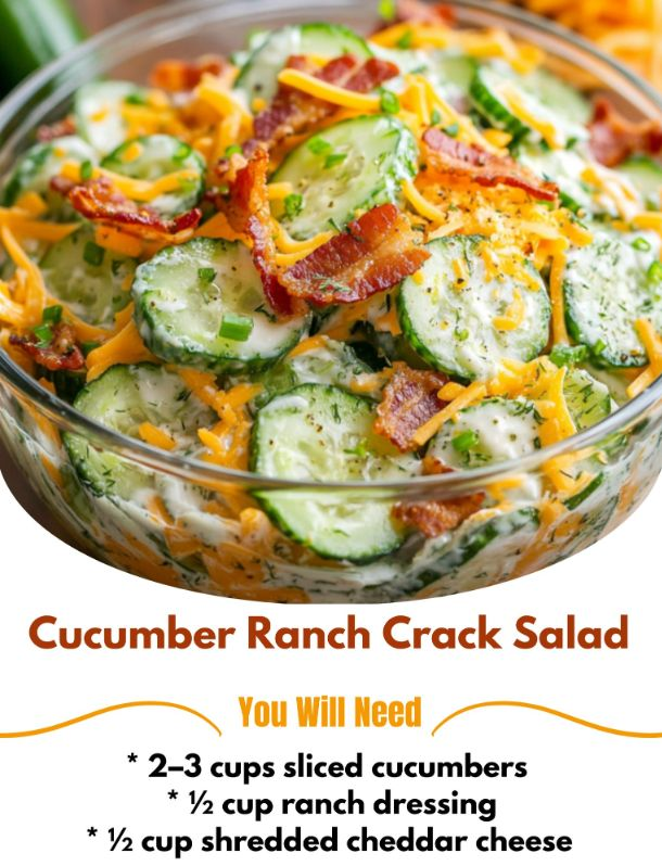 Cucumber Ranch Crack Salad