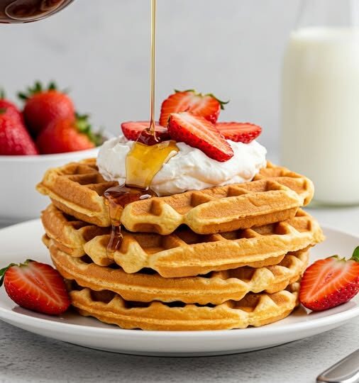 High-Protein Waffles