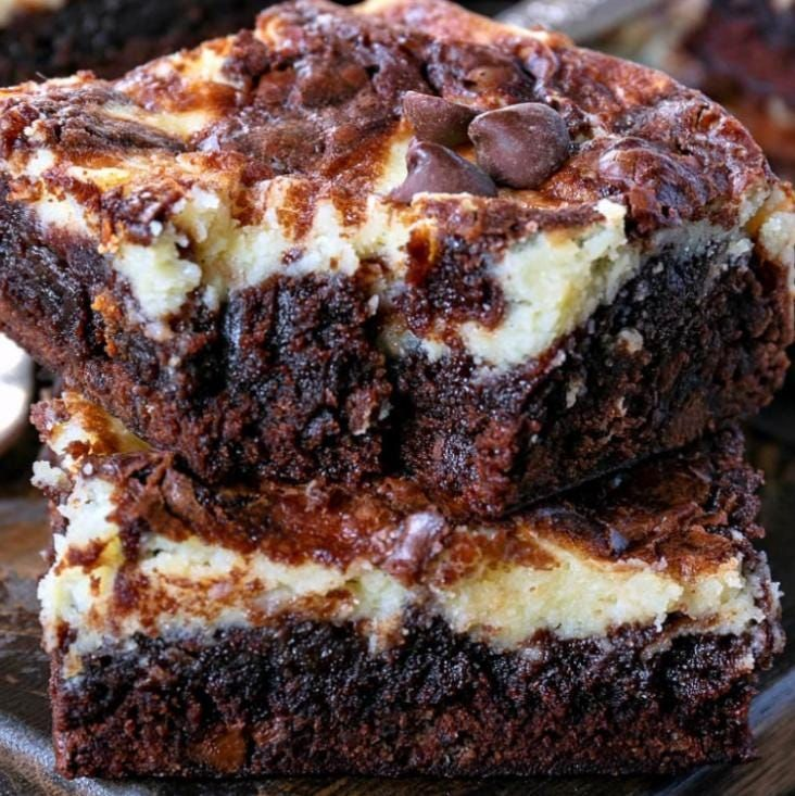 Cheesecake Brownies (Fudgy, Creamy & Swirled to Perfection)