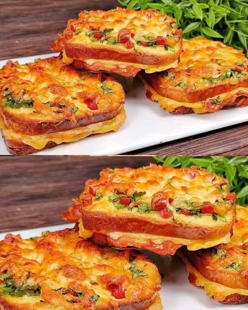 High-Protein Bacon and Cheese Toast