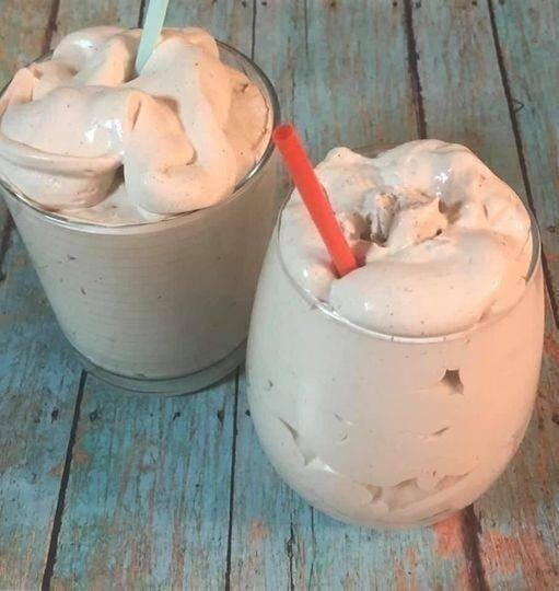 keto-friendly chocolate frosty