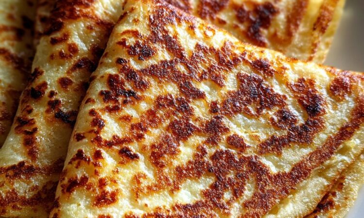 Crispy 2-Ingredient Cottage Cheese Flatbread – Low-Carb & High-Protein 