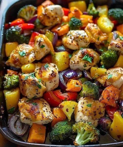 WW Healthy Roasted Chicken and Veggies