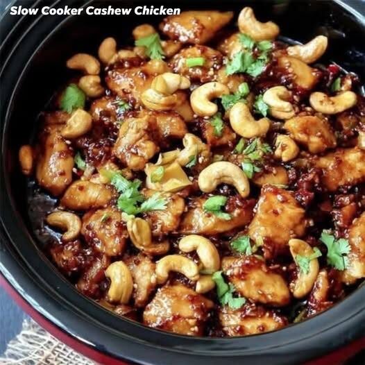 Slow Cooker Cashew Chicken