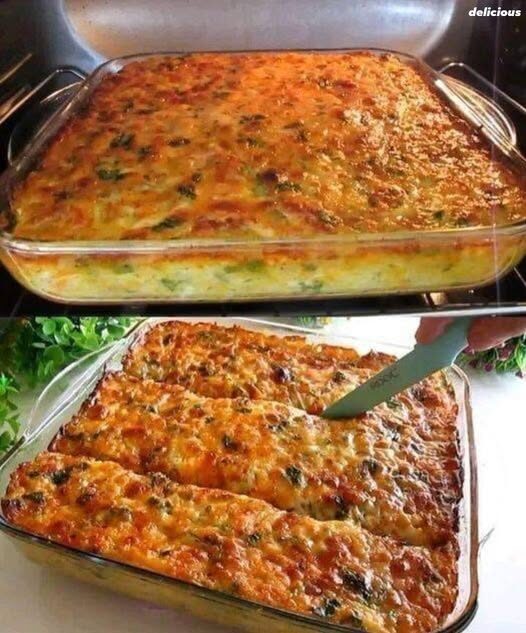  Cheesy Vegetable Bake (Easy Casserole)